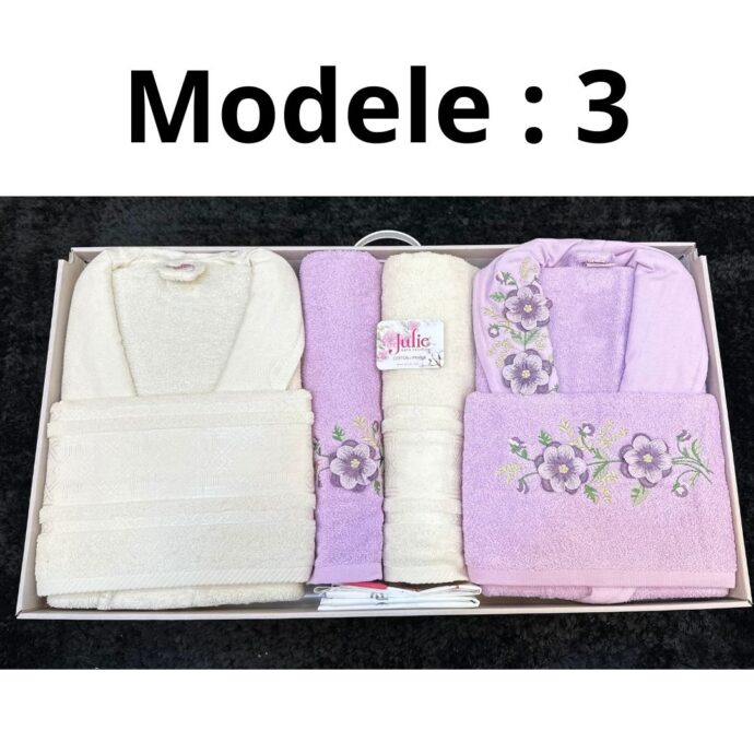 Sortie de bain couple 6 pieces - Image 4