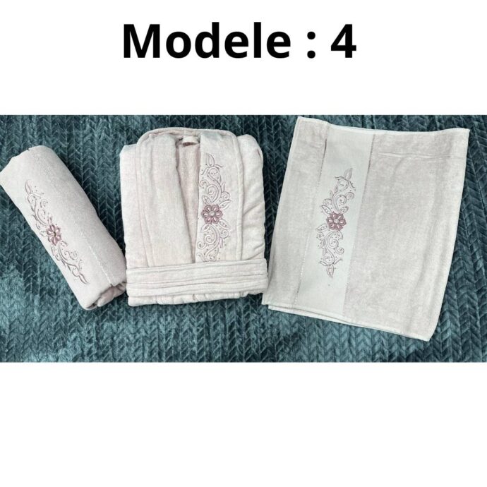 Sortie de bain 3 pieces femme - Image 5