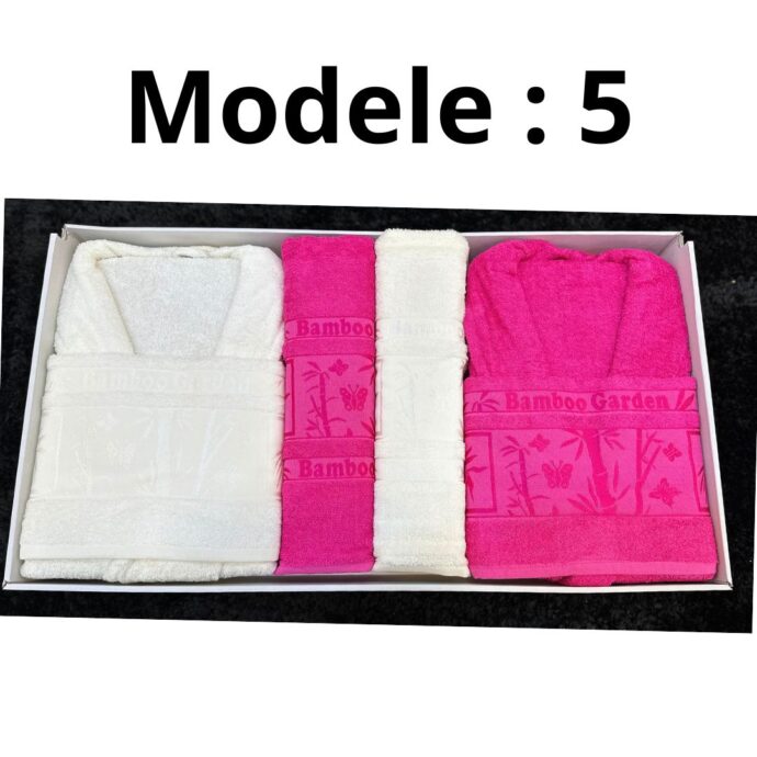 Sortie de bain couple 6 pieces - Image 6