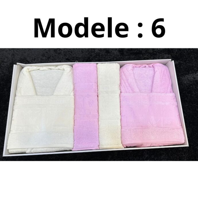 Sortie de bain couple 6 pieces - Image 7