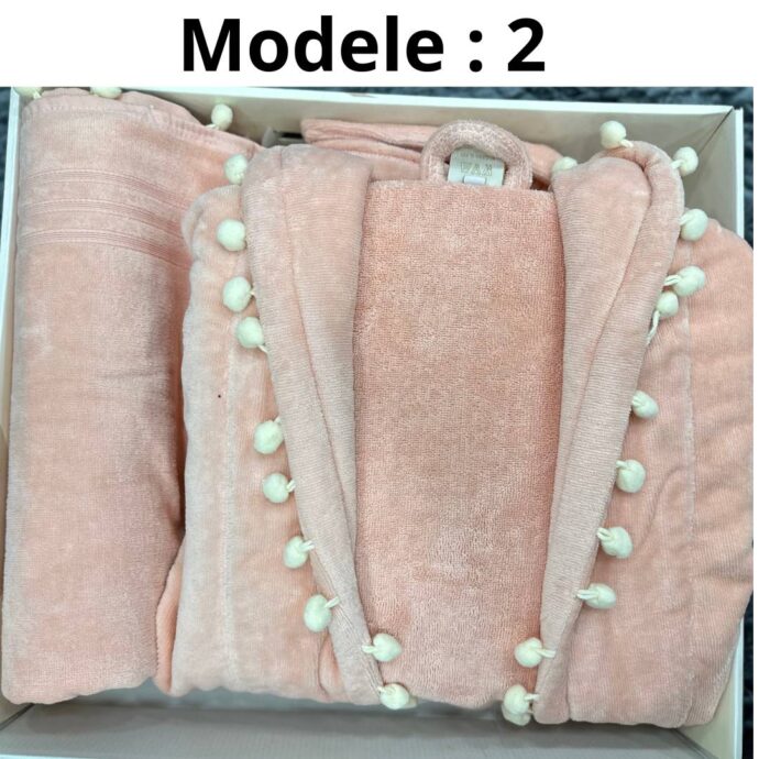 Sortie de bain 3 pieces femme - Image 3