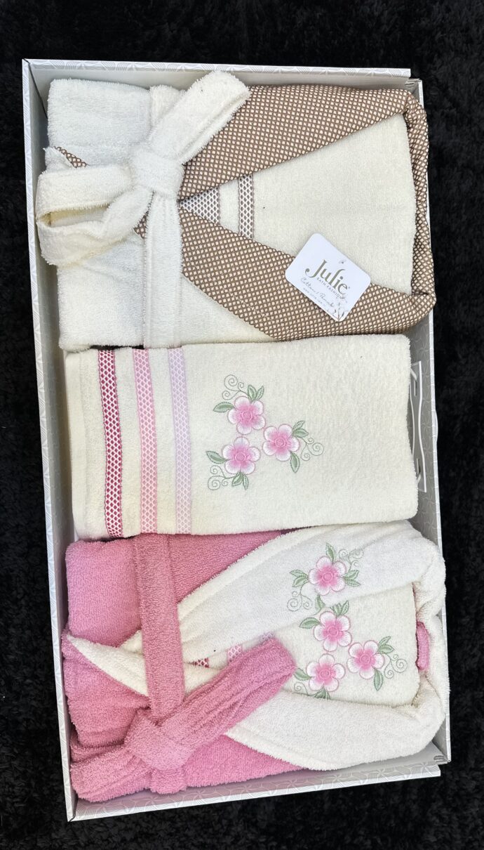 Sortie de bain couple 6 pieces